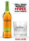 The Wild Geese® Descendants Triple Distilled Irish Whiskey + FREE Glass Tumbler