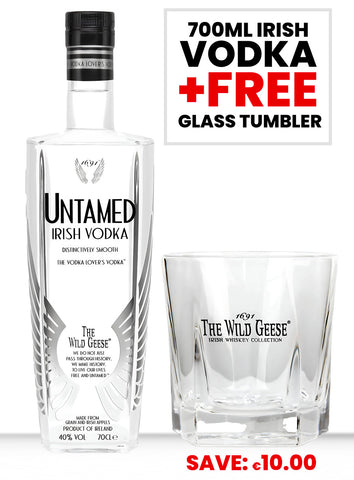 Untamed® Irish Vodka + FREE Glass Tumbler