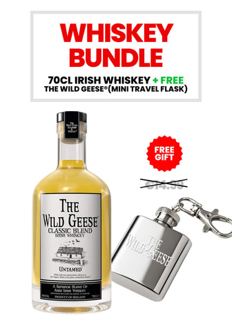 The Wild Geese® Classic Irish Whiskey + FREE The Wild Geese® Mini Shot Travel Flask