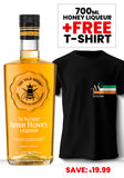 The Wild Geese® Irish Honey Liqueur + FREE T-Shirt