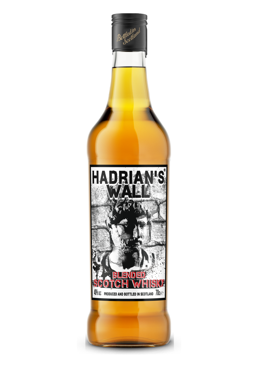 Hadrians Wall Blended Scotch Whiskey - 700mL, 40% Alc.