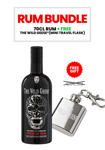 The Wild Geese® Premium Rum + FREE The Wild Geese® Mini Shot Travel Flask